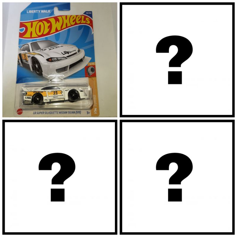 Paket Hot Wheels Hotwheels Datsun, Mercedes, Lamborghini, Nissan Skyline 2000GT LBWK, Nissan Silvia 