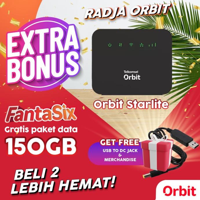 [PROMO] Modem Telkomsel Orbit Star Lite + 25 Gb Selama 6 Bulan
