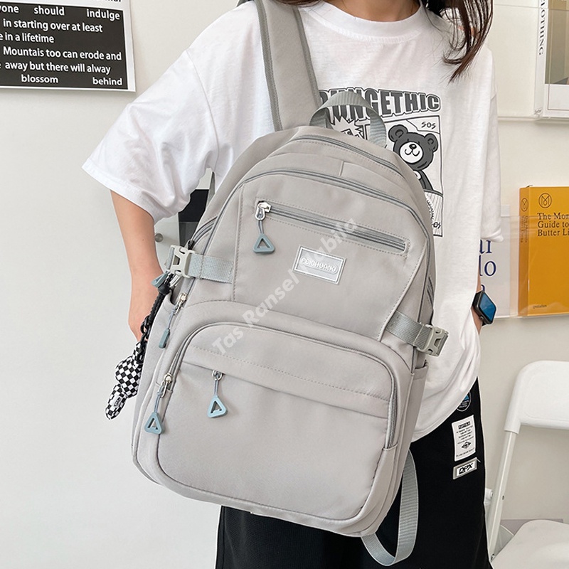 Tas Sekolah Anak Perempuan SD SMP SMA Ransel Wanita Premium Backpack Besar