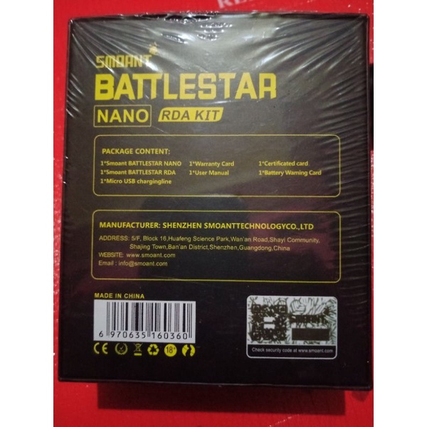 New elektronik kecil lainnya COD CAHAYA BOLA LET BATTLESETAR NANO RDA KIT