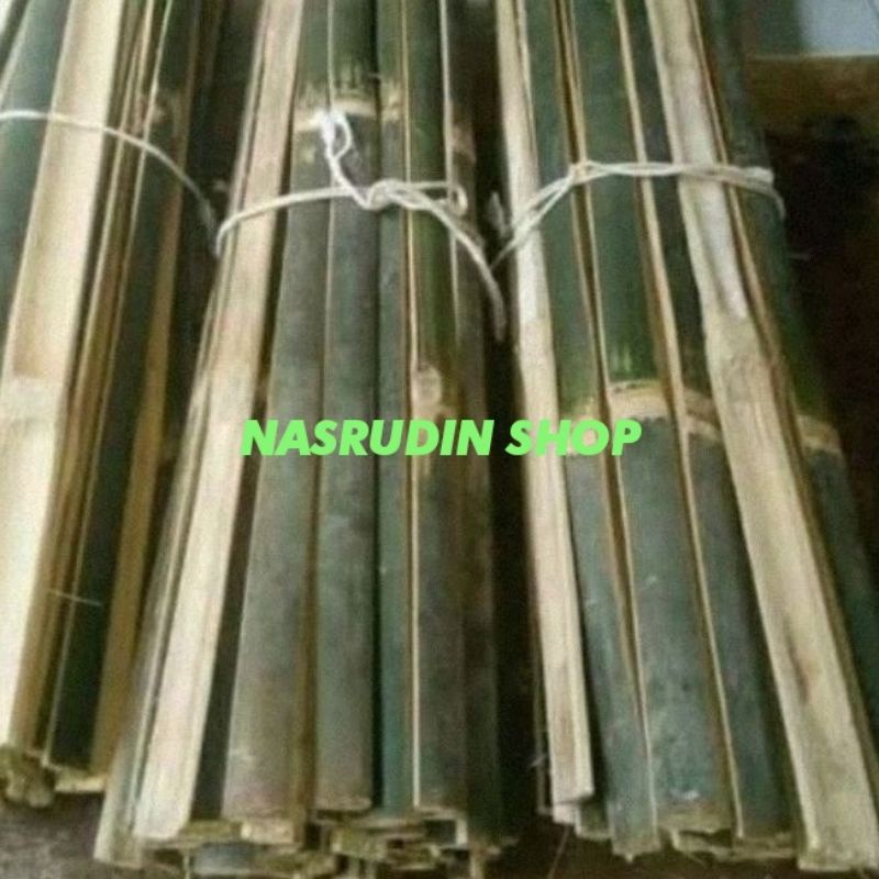 

[Fresh] BELAHAN BAMBU HIJAU 50 CM/2 CM / PAGAR TANAMAN