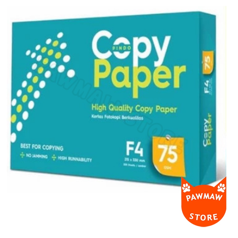 

Kertas HVS Copy Paper F4 75 Gram + Packing Bubble Wrap ( RIM )