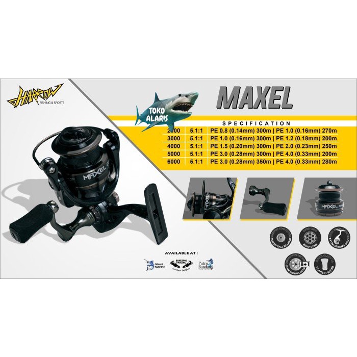 REEL HARROW MAXEL - 2000
