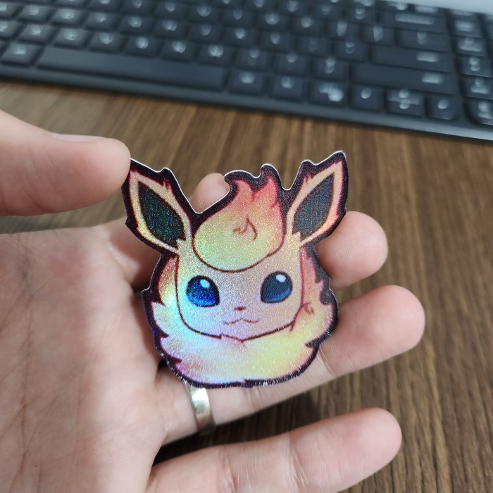 

Sticker Hologram Anime - PSH1405 - Pokemon - Flareon