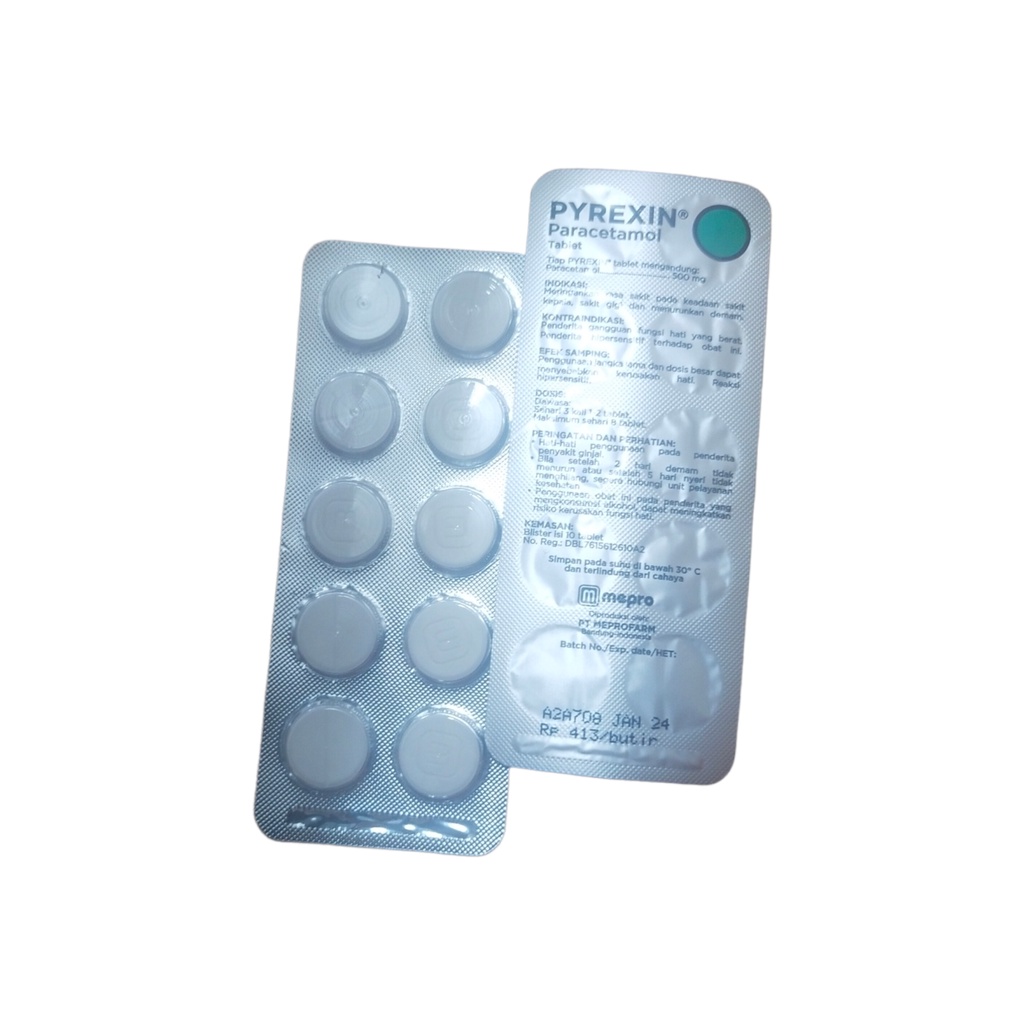 Per setrip Pyrexin 500 Mg Mepro