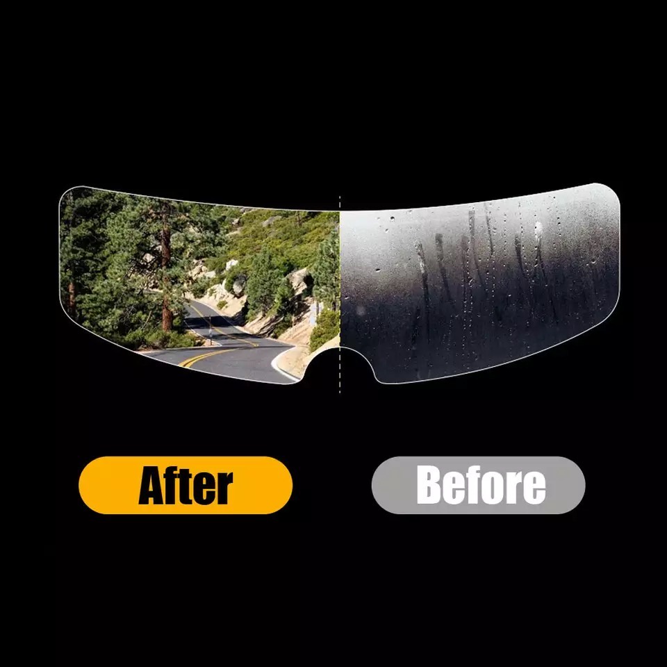 [XOQ] STICKER HELM ANTI AIR DAN ANTI KABUT / KACA FILM HELM RAINPROOF / ANTI FOG HELM