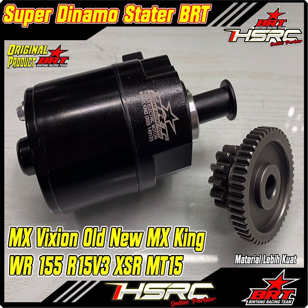DINAMO ELECTRIC MOTOR STATER BRT BORE UP MX KING VIXION Old NEW NVL NVA R15 WR MT15 R15VVA XSR MX135