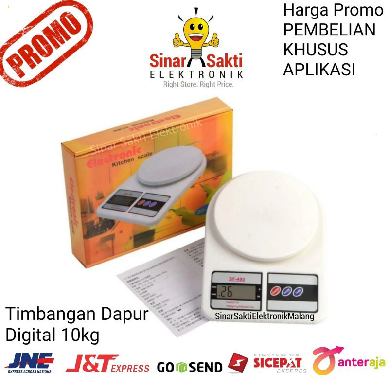 Timbangan Dapur Digital Kue SF 400 10 kg Electronic kitchen Scale