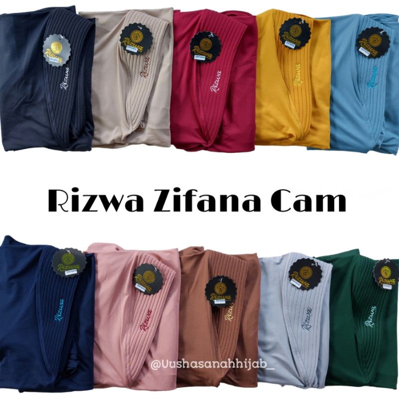 [ Rizwa Hijab] ZIPANA CAM••hijab instan jersey ••hijab pet lis