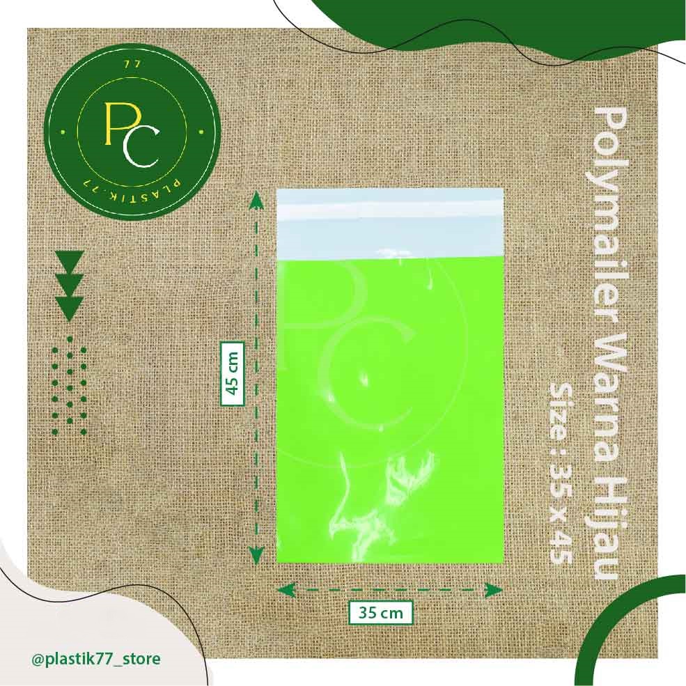 

Plastik 35X45 POLYMAILER PE HIJAU Premium/ KANTONG PACKING