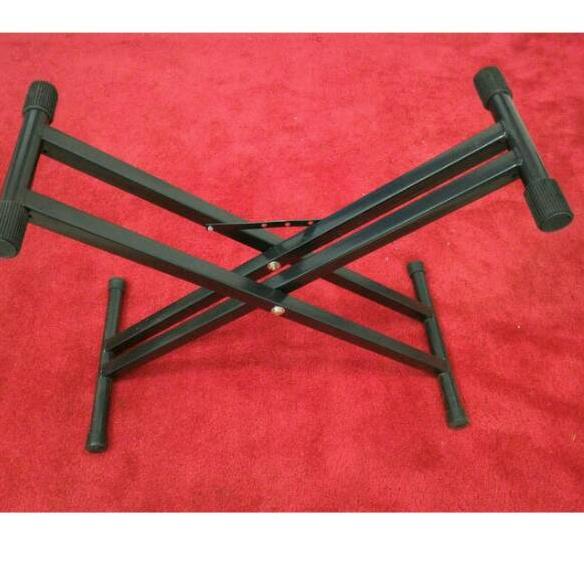 Hemat Terkini Stand Double Keyboard / Kaki Keyboard Double