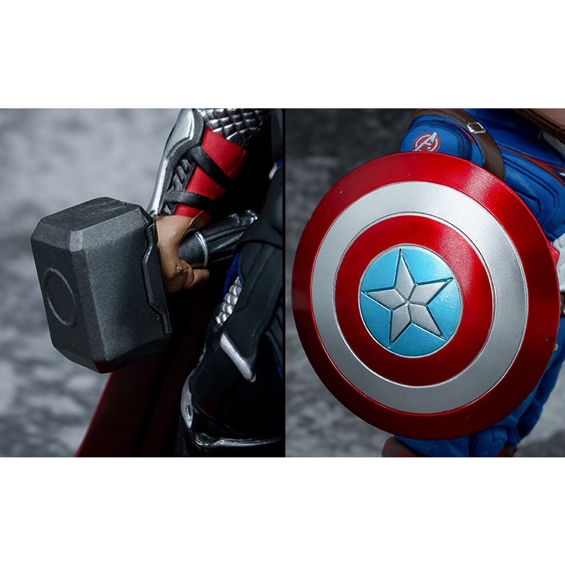 Captain America Thor The Avengers Action Figure Marvel Tinggi 19CM Egg