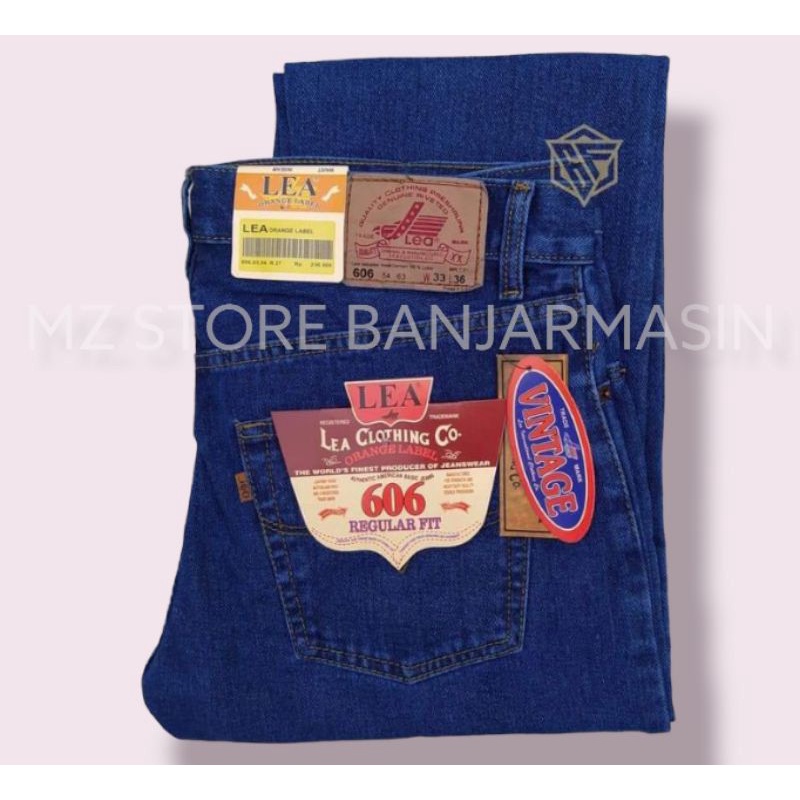 Celana Jeans Pria Lea Standar Reguler Premium | Celana Jeans Pria