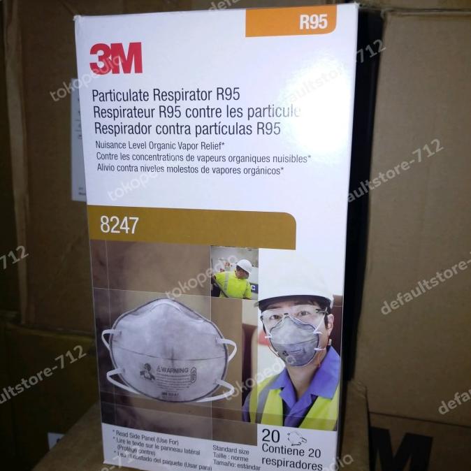 Masker 3M Particulate Respirator 8247 R95