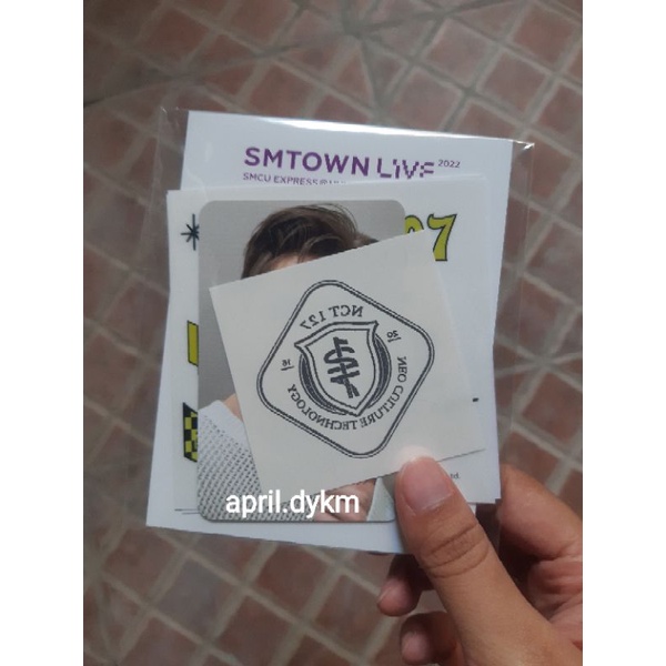 

jaehyun ar tatto smcu sealed photocard nct 127 sm