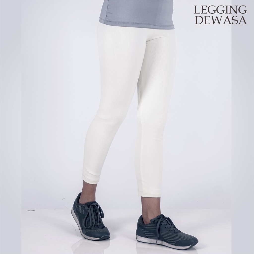 Legging Polos Spandex Jersey | Celana Panjang Wanita Legging Wanita Muslimah Celana Wanita