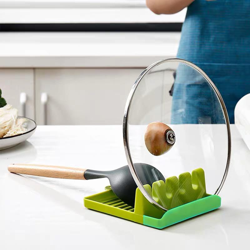Utama Jakarta Baru - Holder Peralatan Masak Rak Spatula/Alas Masak Sutil/Tutup Panci Multifungsi