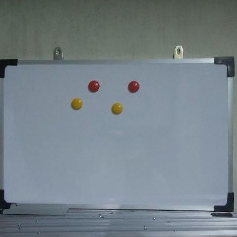 

[PRODUK-LYQAK68] White Board Magnet Uk. 80x120 cm 41