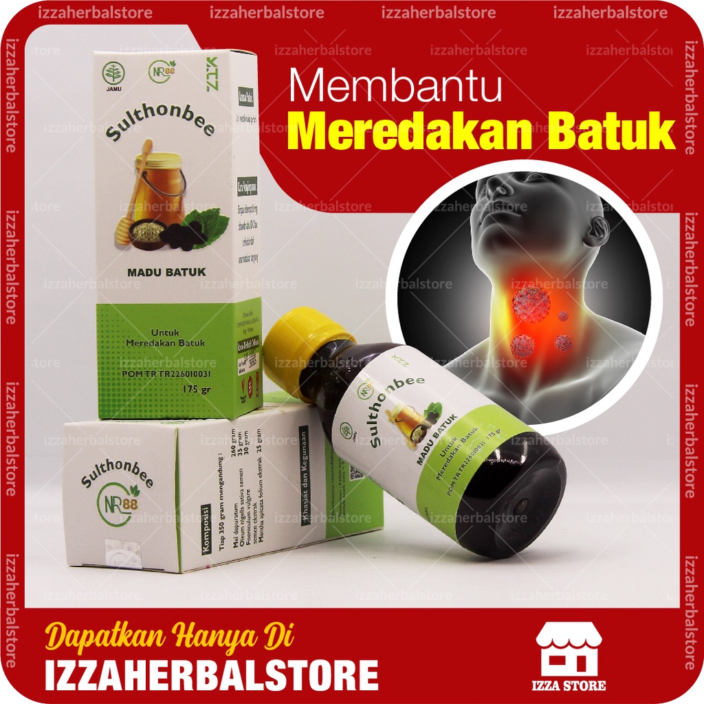 Madu Herbal Sulthonbee Membantu Meredakan Batuk Flu Asthma Sinusitis Radang Tenggorokan Ampuh