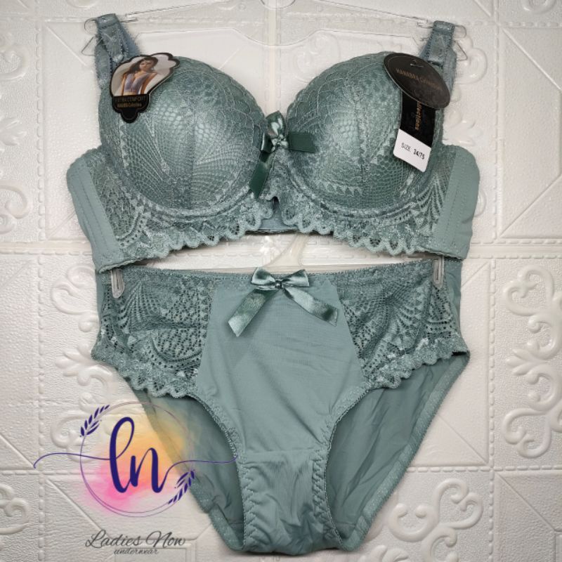 Original Ladies Now / Bra + Cd Push Up Bra Set Import Terbaru Satu Set Bra Dan Cd High Quality Kait
