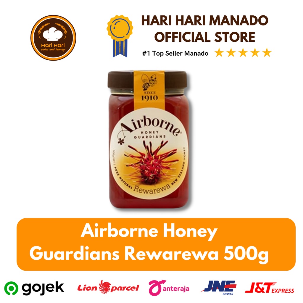 

Airborne Honey Guardians Rewarewa Honey 500g