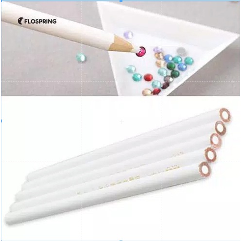 Nail Art Manicure Dotting Pen Tool Nail Rhinestone Bead Picker Wax Pencil