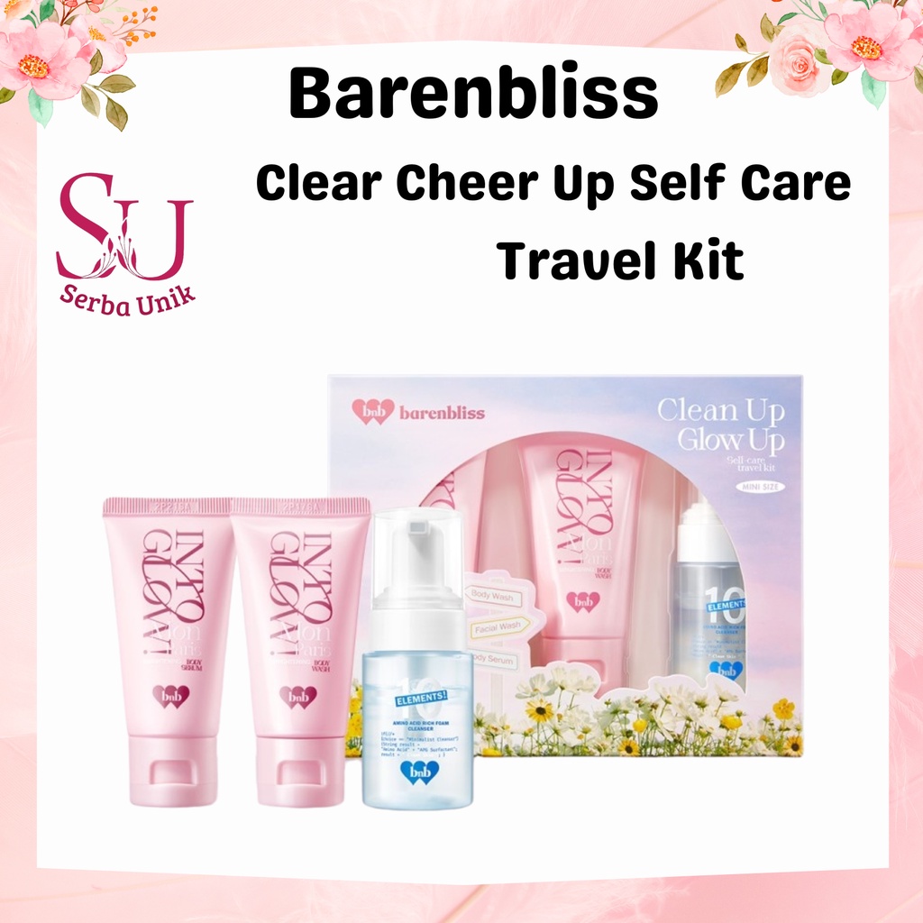 BNB Barenbliss Clean Up Glow Up Self Care Travel Kit