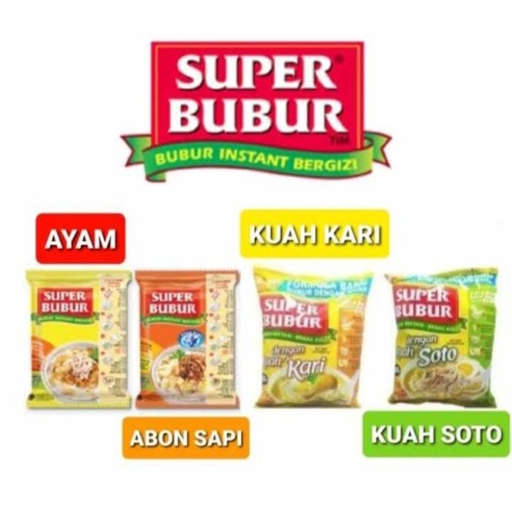 Super Bubur | Bubur Instant | 1 Bks @ 49 Gr | Mayora