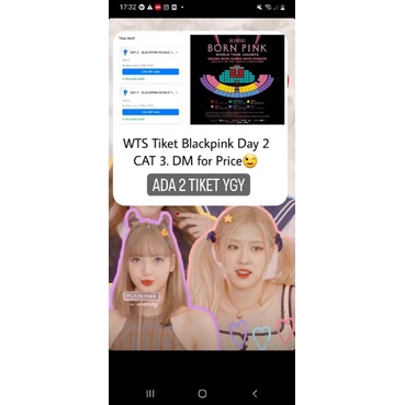 Tiket Konser Blackpink Cat 3