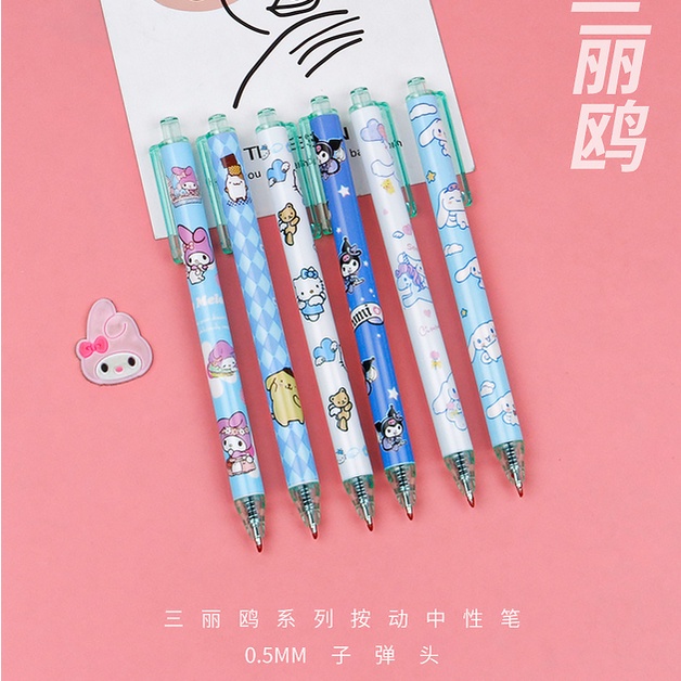 ⭐️𝐈𝐇𝐒 𝟔𝟎𝟒 𝐋𝐚𝐦𝐩𝐮𝐧𝐠⭐️Pulpen Gel Motif Cartoon Pulpen Pelajar Dan Kantor Pena Lucu Cute Object Sanrio Press Gel Pen