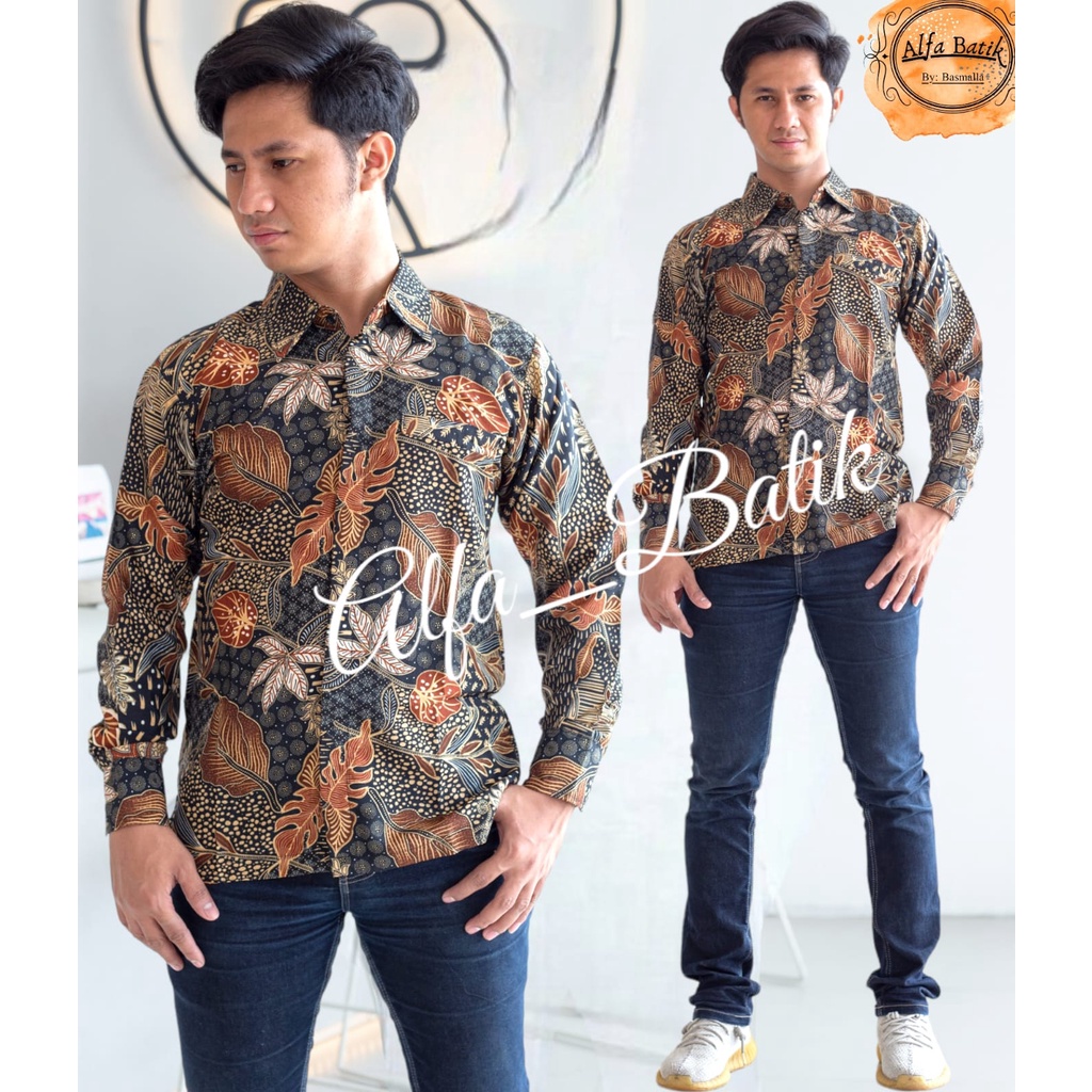 KEMEJA PANJANG TERBARU/KEMEJA BATIK ELEGAN/KEMEJA BATIK TERMURAH/KEMEJA BATIK MODERN/KEMEJA BATIK PESTA/KEMEJA BATIK KONDANGAN