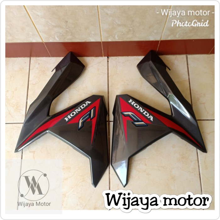 sayap samping honda vario 125 led abu-abu    wijaya motor