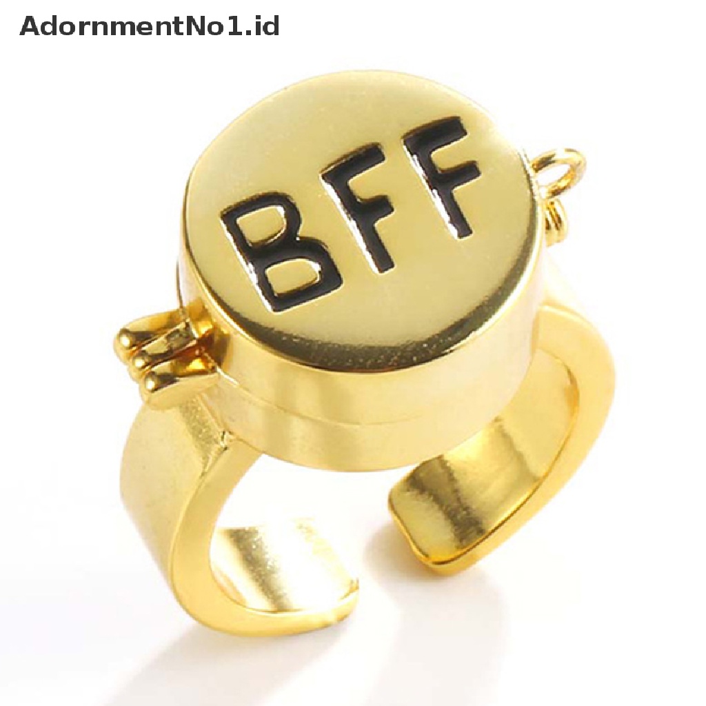 [AdornmentNo1] 2022trend BFF Cincin Untuk Remaja Lucu Teman Dekat Perhiasan Hadiah Pesta Ulang Tahun [ID]