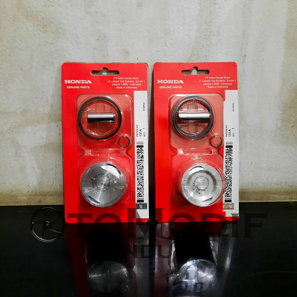 Seher Set ORI AHM HONDA BEAT FI, SCOOPY FI Paket Piston KIT Original