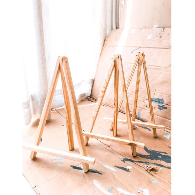 

Wooden Easel | Bypainters | 30x22Cm High Quality Easel, Thick, & Durable | Easel Kayu | Stand Lukis 44