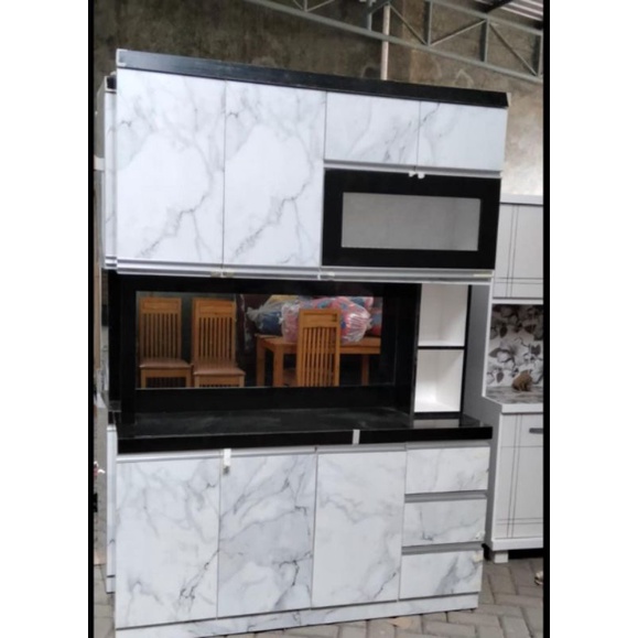 Lemari sayur 4 pintu Hpl