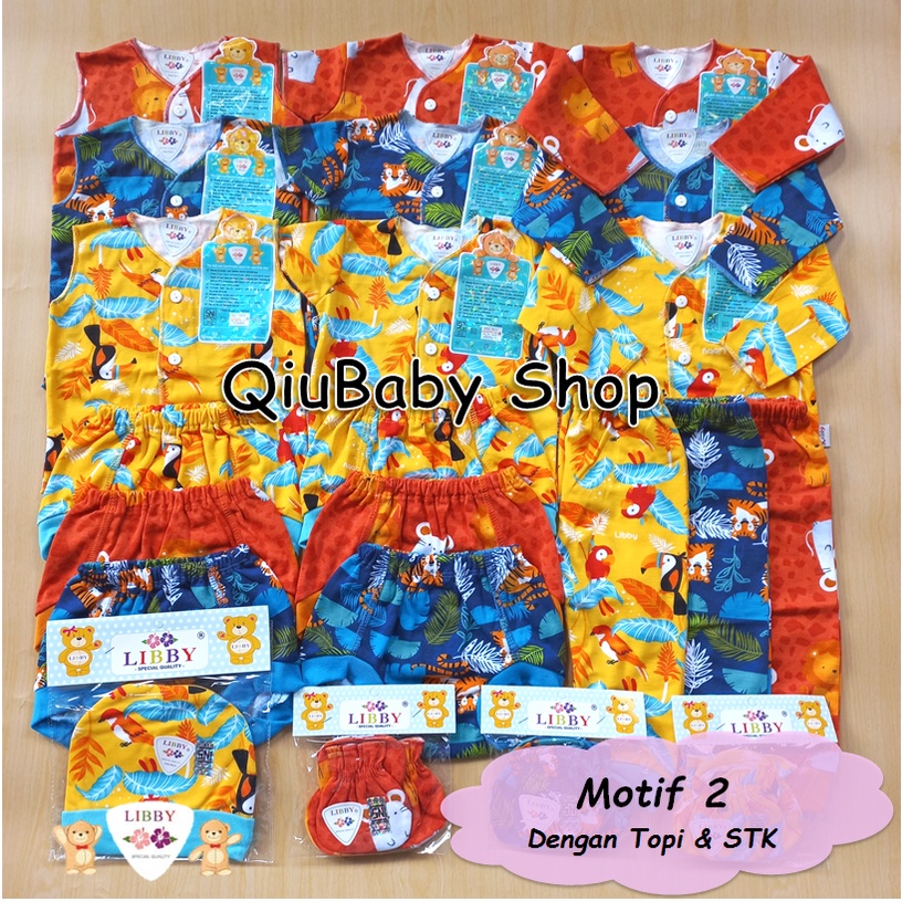 31 PCS PAKET LENGKAP BAJU BAYI LIBBY - MIYO BAJU BAYI BARU LAHIR NEWBORN POLOS MOTIF HALUS LEMBUTSNI