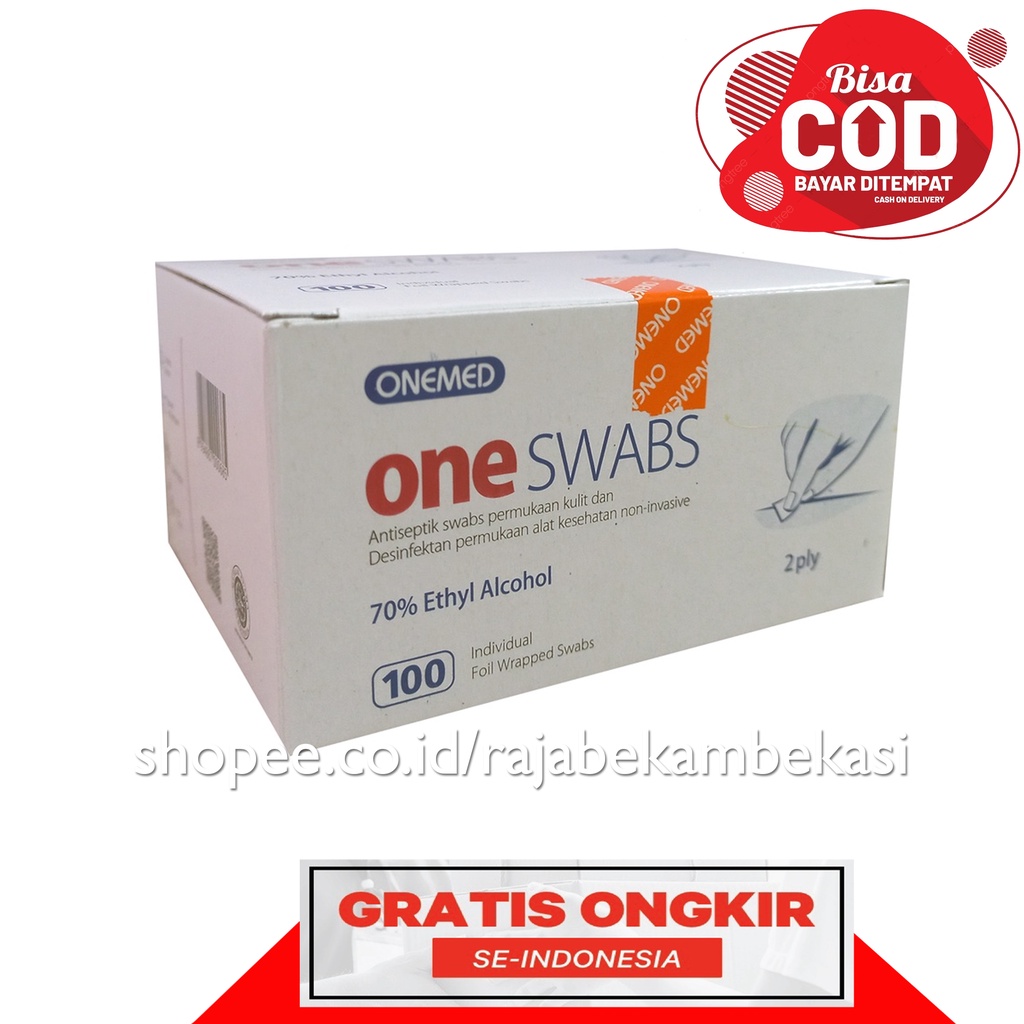 ALKOHOL SWAB / ALCOHOL SWABS / SWAB / TISSUE ALKOHOL  ONEMED