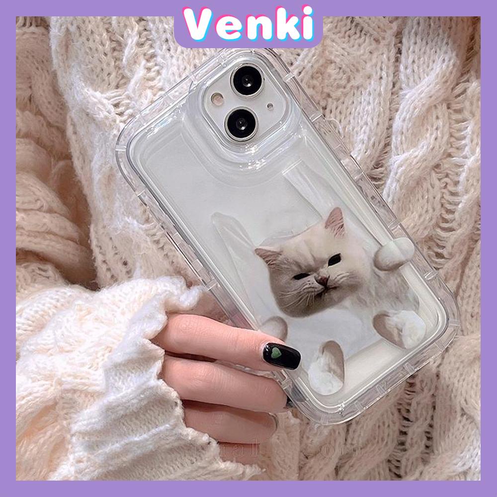 iPhone 14 Pro Max TPU Soft Jelly Airbag Case Cute Cat and Dog Clear Back Cover For Couples and Besties Camera Protection Shockproof For iPhone 14 13 12 11 Plus Pro Max 7 Plus X XR