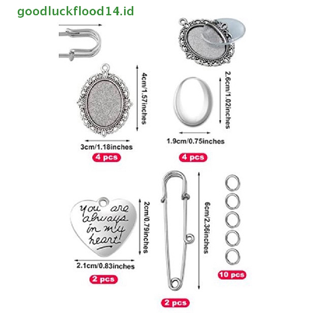 [GOOGFOUR] Pernikahan Buket Foto Pesona DIY Pin Bros Membuat Kit Berenda Bingkai Pesona Oval Bingkai Foto Dengan Liontin Untuk Liburan Hati [TOP]