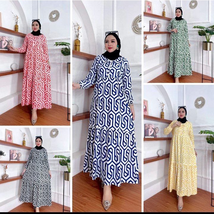 Gamis Dress Crinkle Air Flow Uragiri Best Seller ( NEW ARRIVAL ) - Dress Muslim Gamis Terbaru Baju Wanita Muslimah Syari Remaja Kekinian Kondangan Pesta Mewah Elegan Gamis Rayon Premium Resleting Kancing Depan Busui Friendly Bahan Adem Halus Nyaman