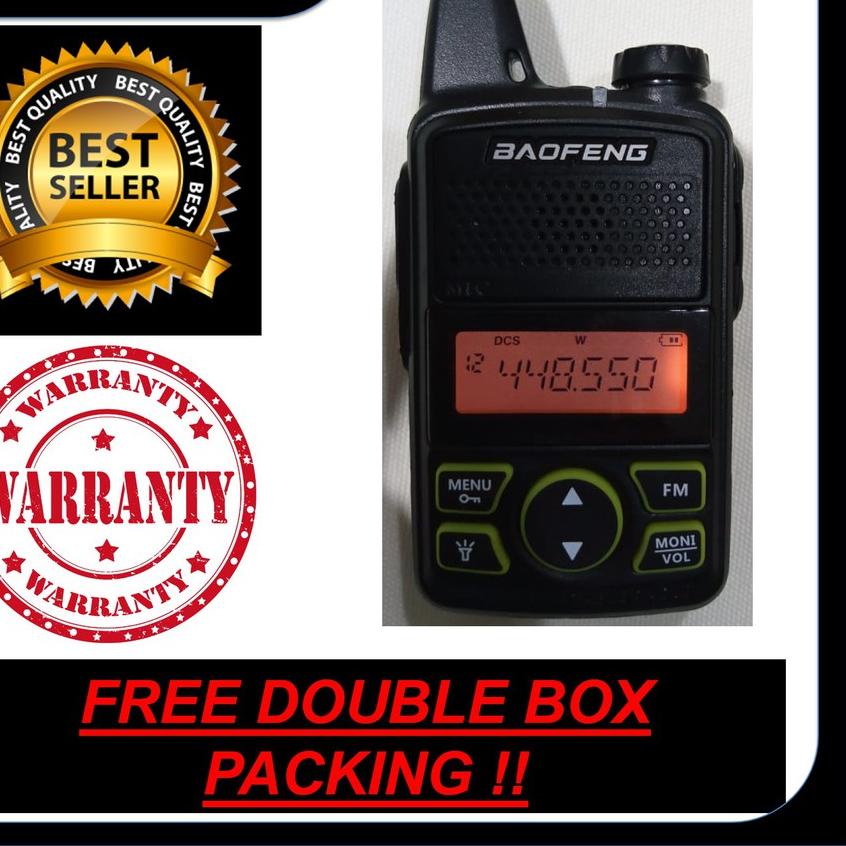 Diskon | KBM|HT Baofeng Mini T1, BF T1 Walkie TALKY persis WLN 888S, Single band  UHF 20 Ch Bao feng