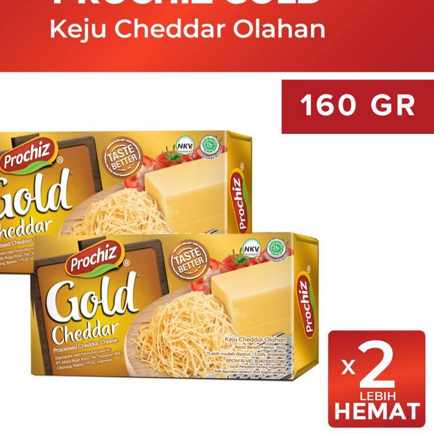 

Promo [TD4] Keju PROCHIZ Gold 160 gr x 2
