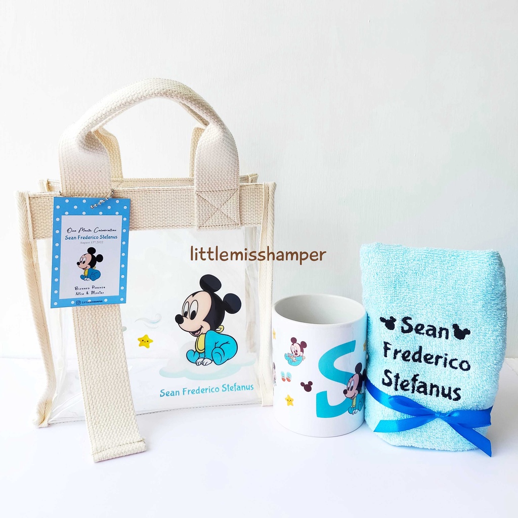 

Paket Simple Keilie isi mug dan handuk souvenir ulang tahun anak