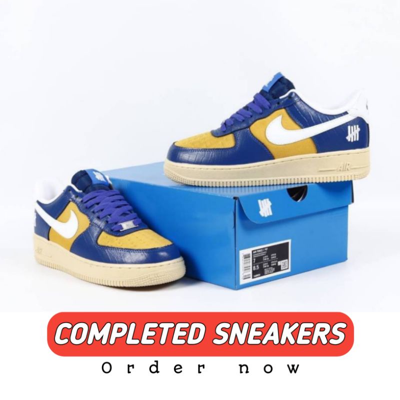 SEPATU NIKE AIR FORCE 1 LOW SP X UNDEFEATED BLUE YELLOW