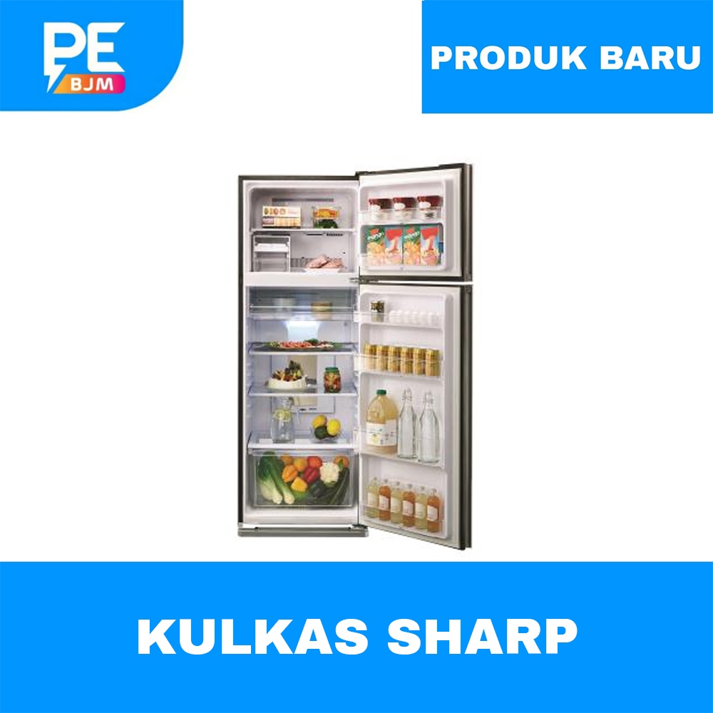 KULKAS SHARP 2 PINTU 394 L GRAND VECTO II SJ-IG570M-DS GARANSIRESMI