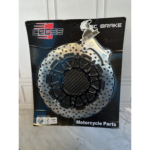 disk piringan cakram depan crf lebar plus breket pnp piringan cakram crf supermoto