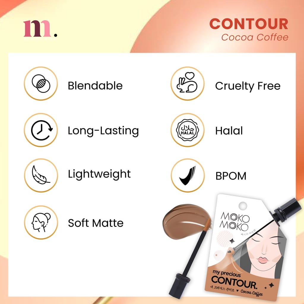 Moko Moko My Precious Highlight Pure Radiance - Concealer Hazel Nude - Contour Cocoa Coffee