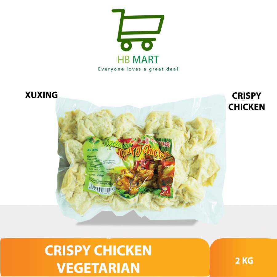 

AYAM VEGETARIAN/CRISPY CHICKEN VEGETARIAN XUXING 2 KG