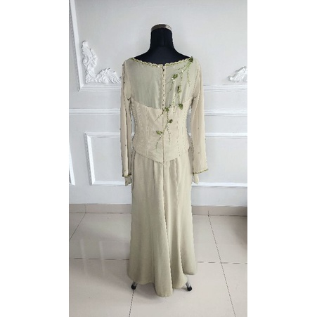 (GRATIS ONGKIR) GAUN ARTICHOKE PREMIUM 1/GAUN PESTA PRELOVED/GAUN PESTA BEKAS/GAUN EVENING/GAUN MOM 